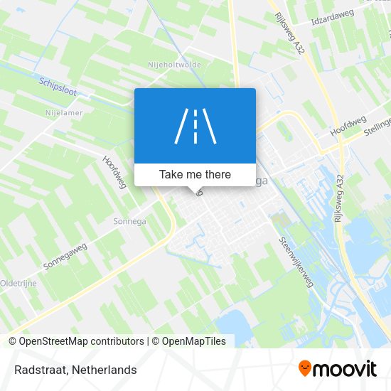 Radstraat map