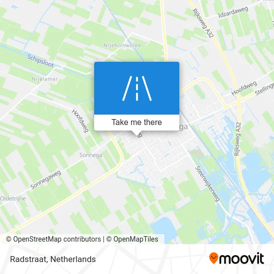 Radstraat map