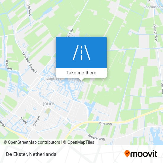 De Ekster map