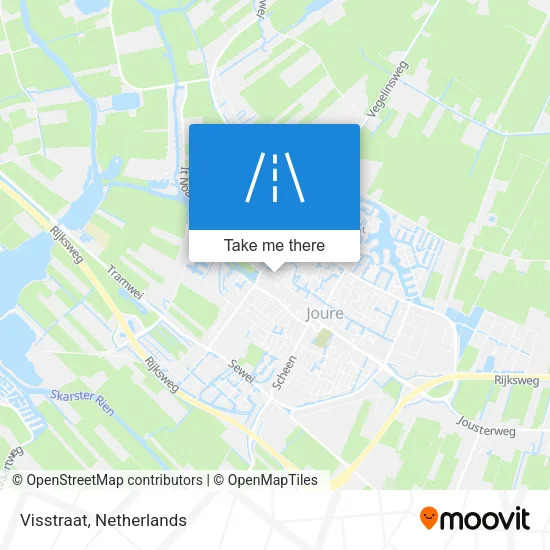 Visstraat map