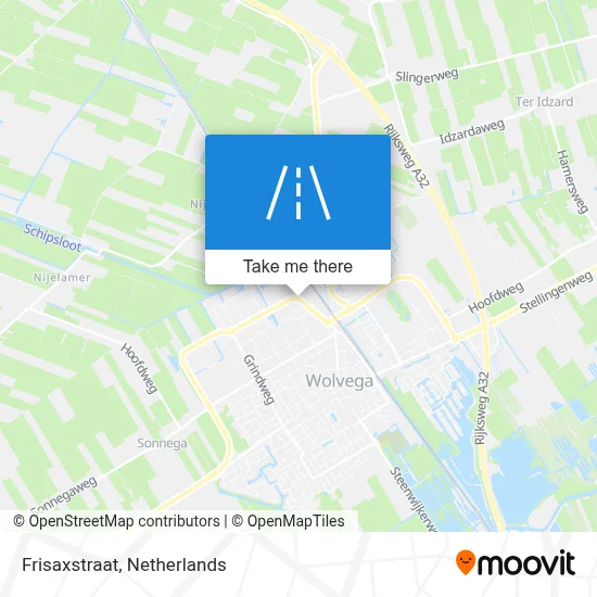 Frisaxstraat map