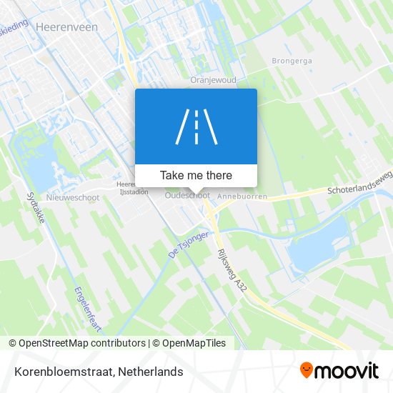 Korenbloemstraat map