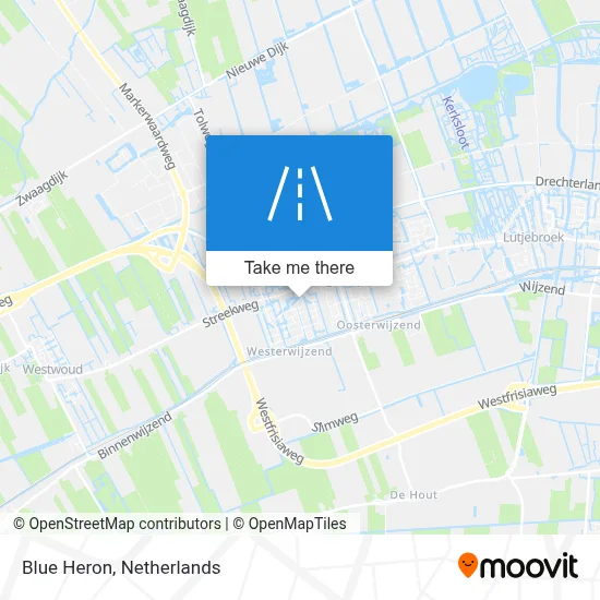 Blauwe Reiger map
