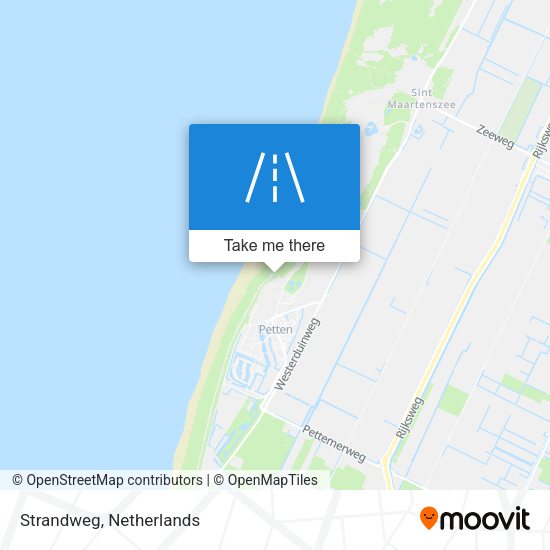 Strandweg map