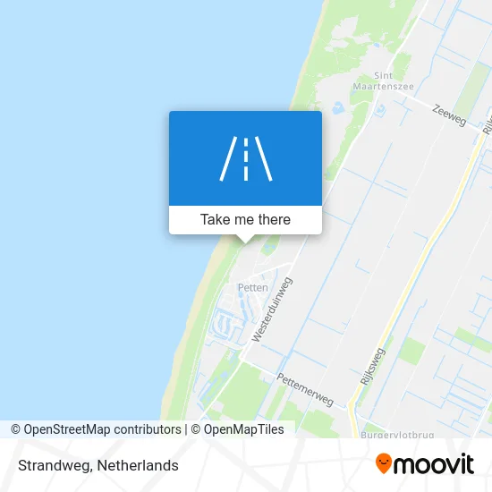 Strandweg map