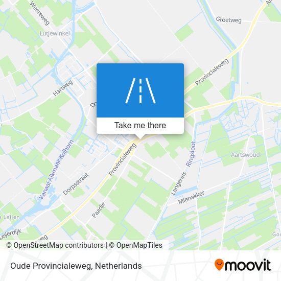 Oude Provincialeweg map