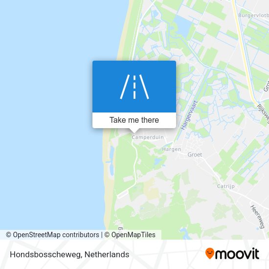 Hondsbosscheweg map