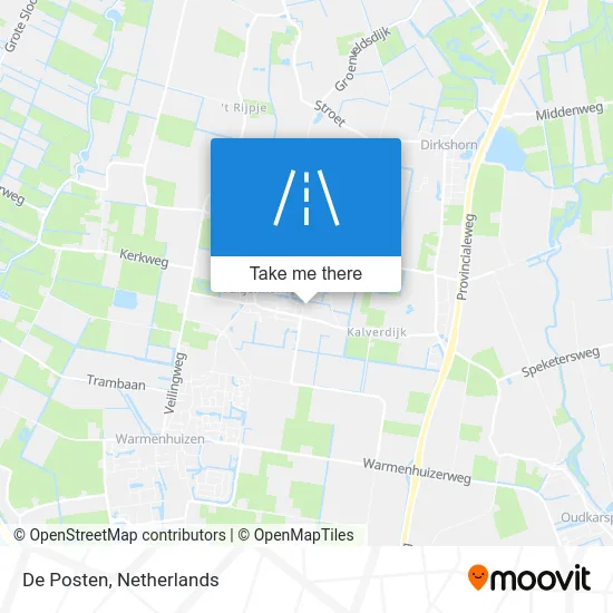 De Posten map