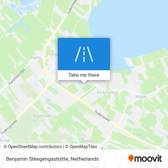 Benjamin Steegengastrjitte map