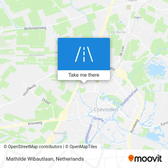 Mathilde Wibautlaan map