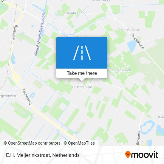 E.H. Meijerinkstraat map