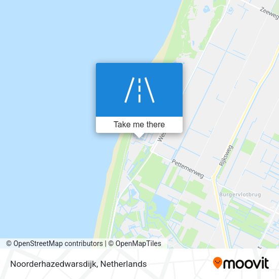 Noorderhazedwarsdijk map