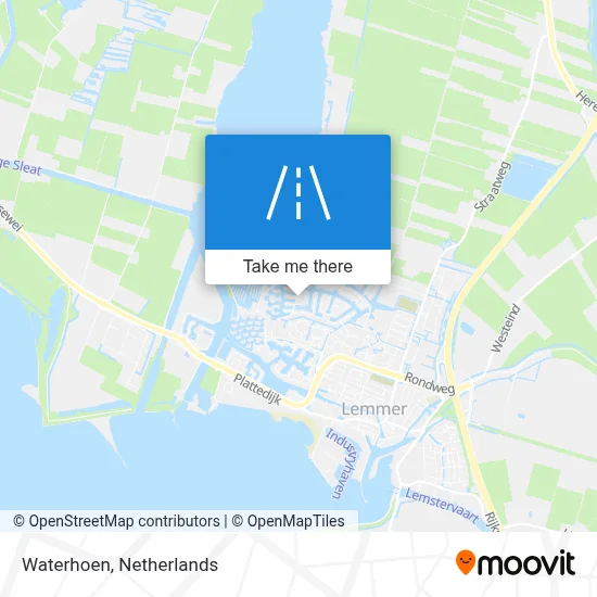 Waterhoen map