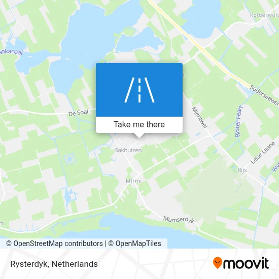 Rysterdyk map