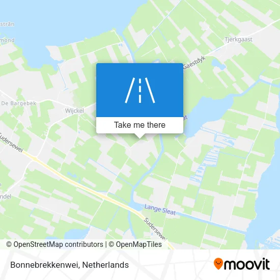 Bonnebrekkenwei map