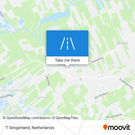 'T Slingerland map