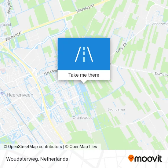 Woudsterweg map