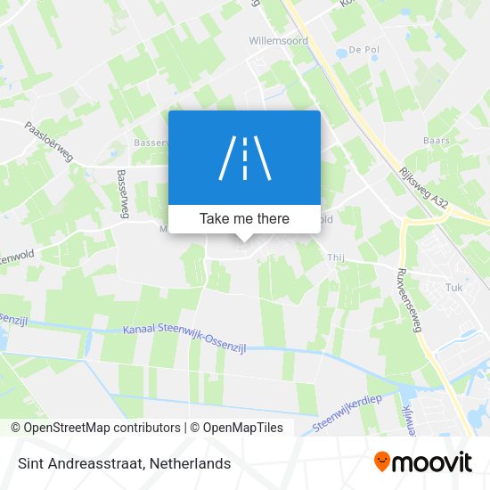 Sint Andreasstraat map