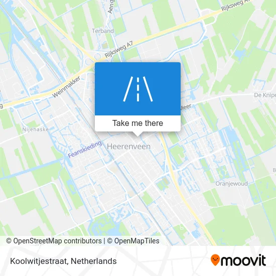 Koolwitjestraat map
