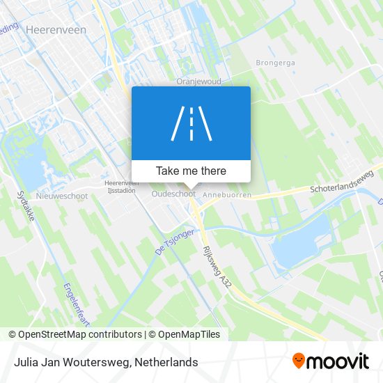 Julia Jan Woutersweg map