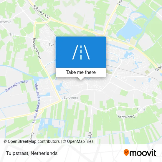 Tulpstraat map