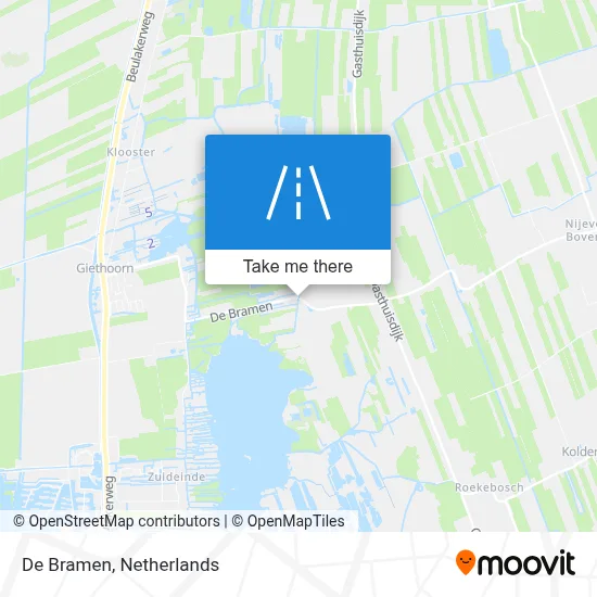 De Bramen map