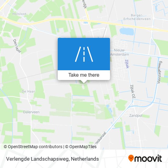 Verlengde Landschapsweg map