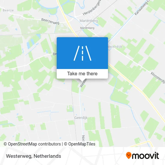 Westerweg map