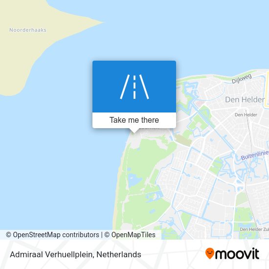 Admiraal Verhuellplein map