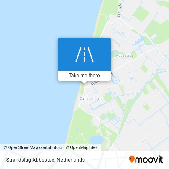 Strandslag Abbestee map