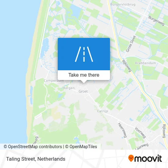 Talingstraat map