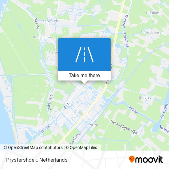 Prystershoek map