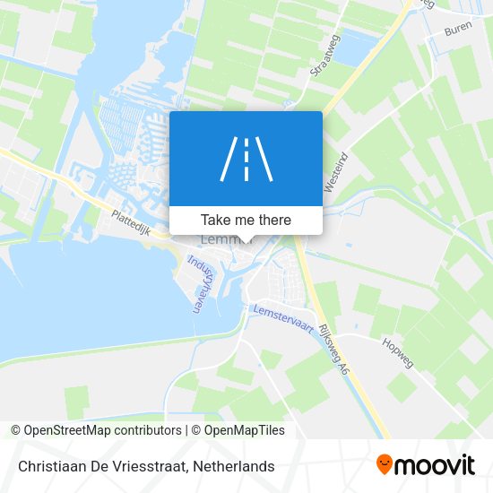Christiaan De Vriesstraat map