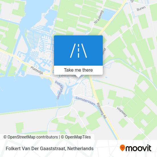 Folkert Van Der Gaaststraat map