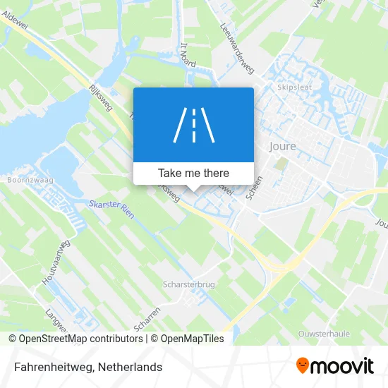 Fahrenheitweg map