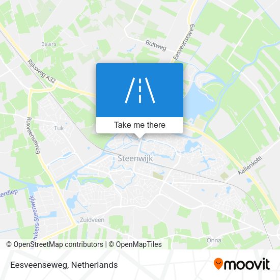 Eesveenseweg map