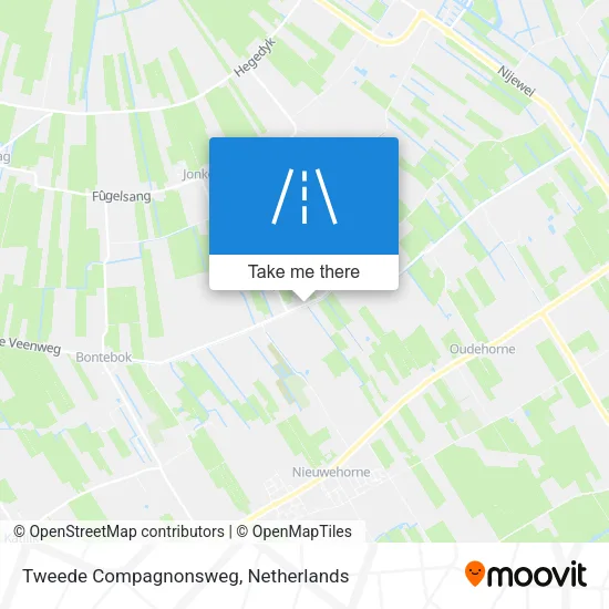 Tweede Compagnonsweg map