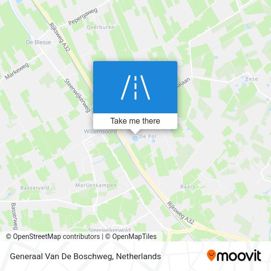 Generaal Van De Boschweg map