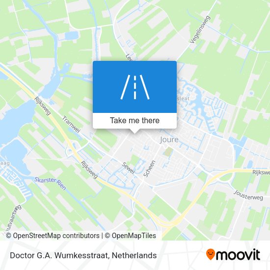 Doctor G.A. Wumkesstraat map