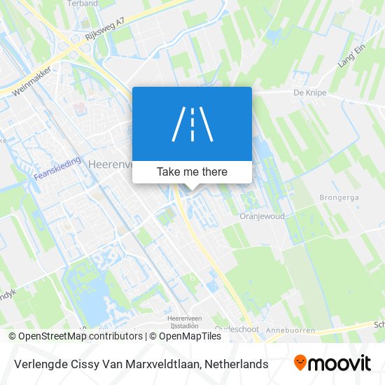 Verlengde Cissy Van Marxveldtlaan map