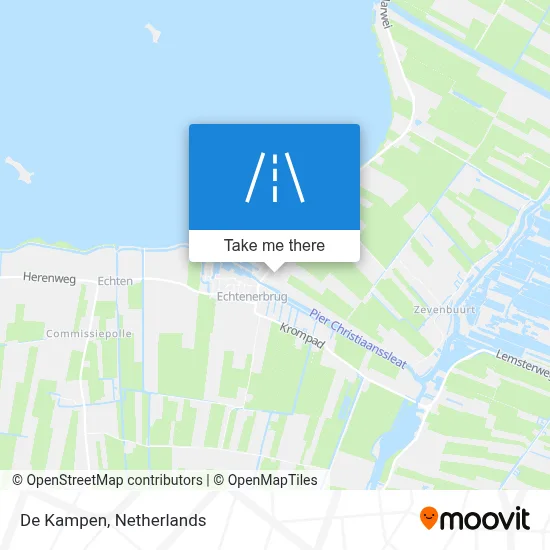 De Kampen map