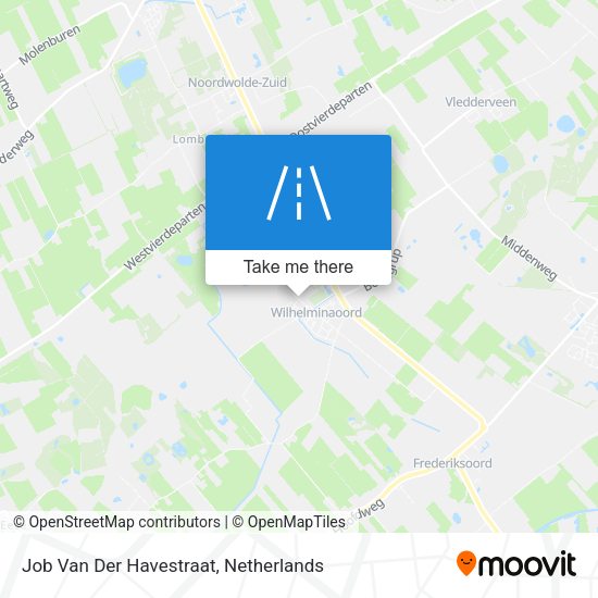 Job Van Der Havestraat map