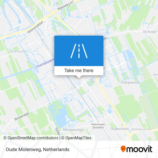 Oude Molenweg map