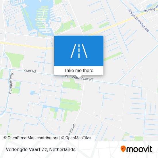 Verlengde Vaart Zz map