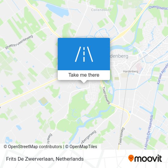 Frits De Zwerverlaan map