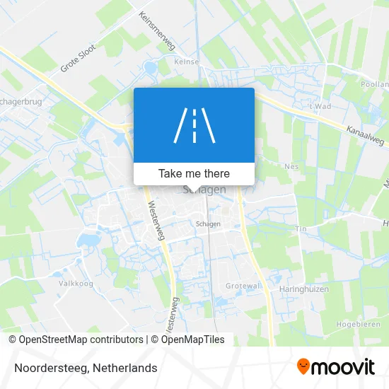 Noordersteeg map