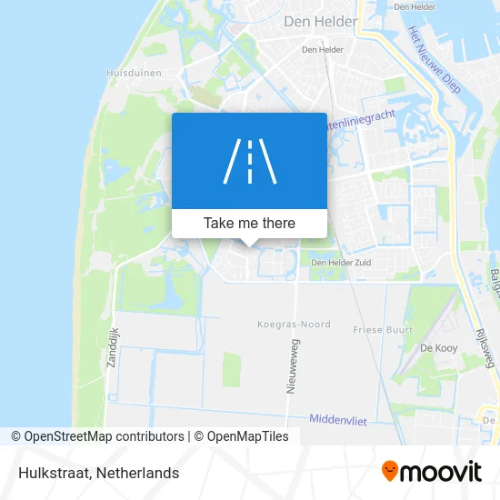 Hulkstraat map