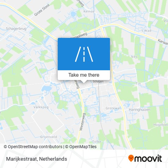 Marijkestraat Karte
