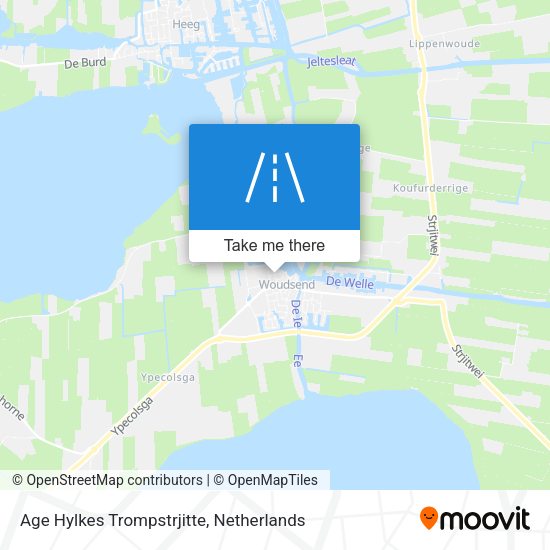 Age Hylkes Trompstrjitte map