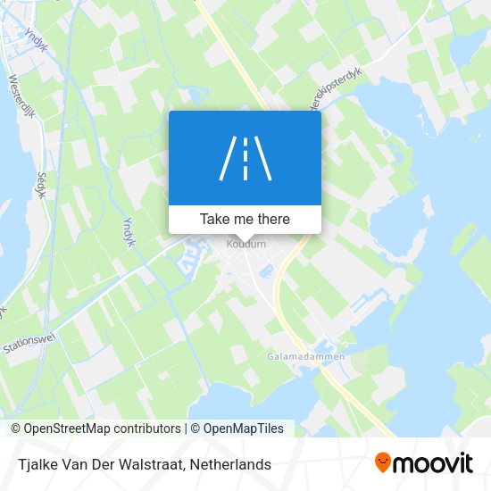 Tjalke Van Der Walstraat map
